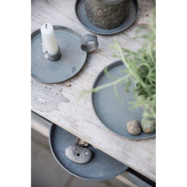 tray candle padėkliukas zinc metalinis augalui gėlės ir manufaktūra iblaursen 5715 5935