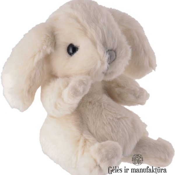 Kanini-white-bukowski bunny rabbit zuikutis pliušinis žaislas