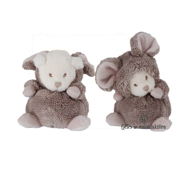 bukowski ziggy mouse pliušinis žaisliukas plush toy geles ir manufaktura žaislas minkštas su gobtuvėliu peliukas meškiukas meškutis