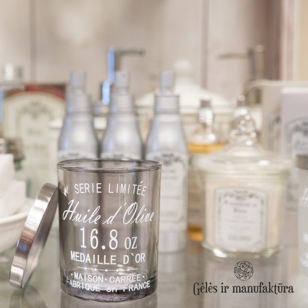 Soap dispenser liquid glass jar indelis skysto muilo dozatorius stiklinis TT 288158