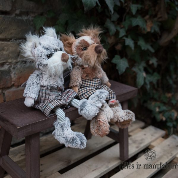 bukowski dog duke tesko gėlės ir manufaktūra plush toy soft pliušinis žaislas šuo šuniukas