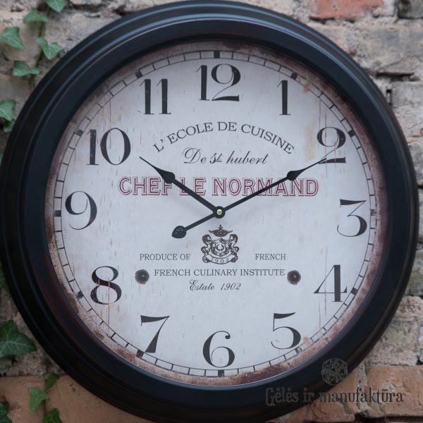 clock-laikrodis geles ir manufaktura 300058-TT-sieninis klasikinis vintage sendintas
