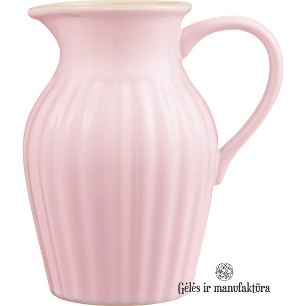 asotis pitcher english rose pink mynte gėlės ir manufaktūra iblaursen 2077-07