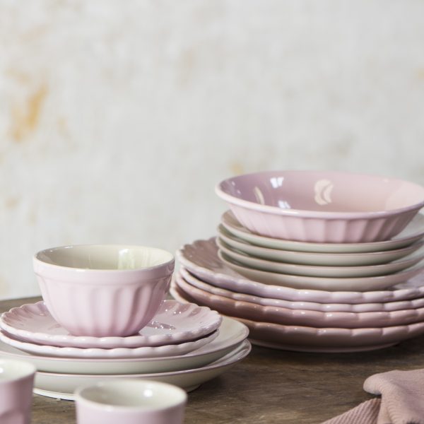 ceramic geles ir manufaktura Mynte english rose ibLaursen indai bowl soup plate lėkštė