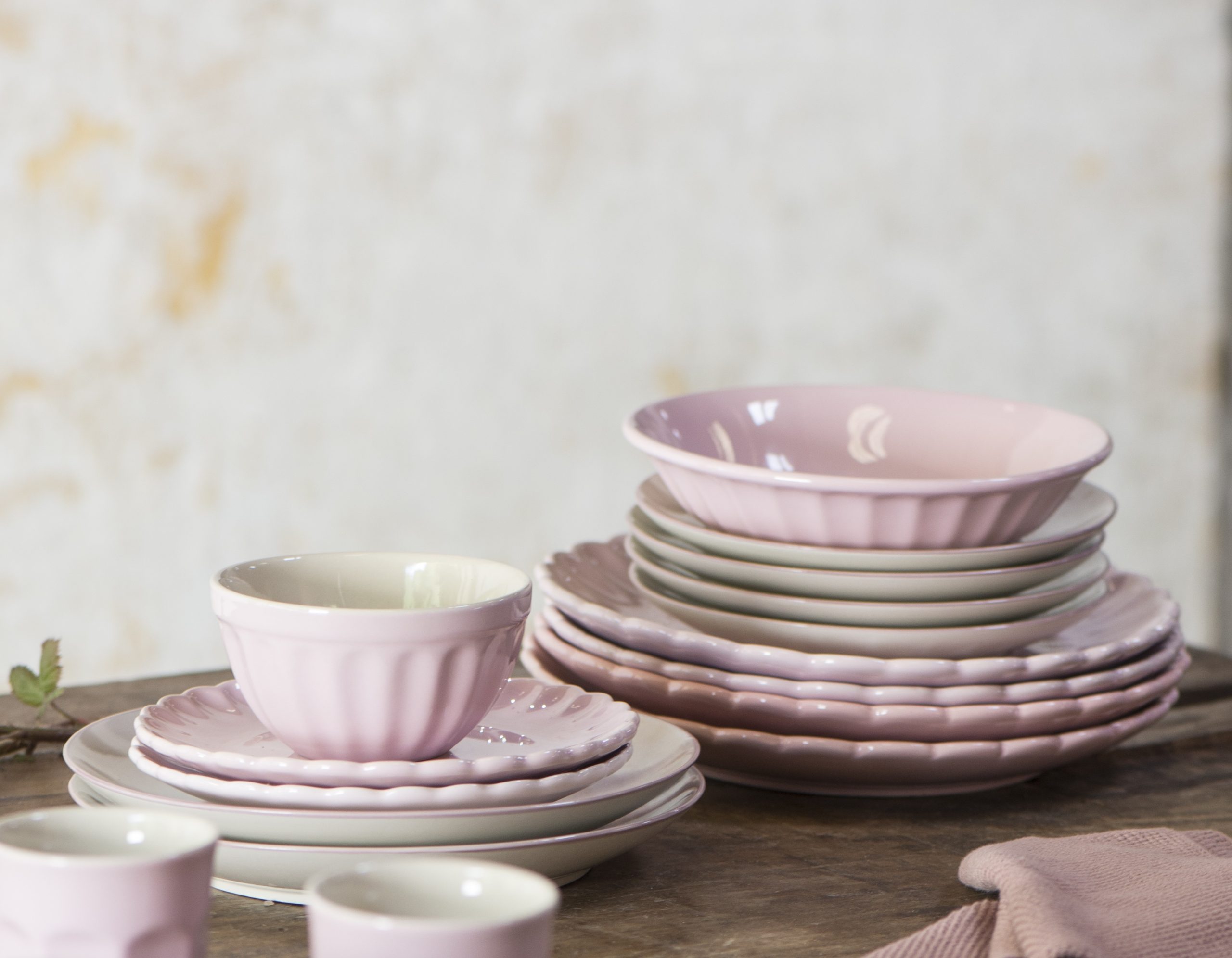 ceramic geles ir manufaktura Mynte english rose ibLaursen indai bowl soup plate lėkštė