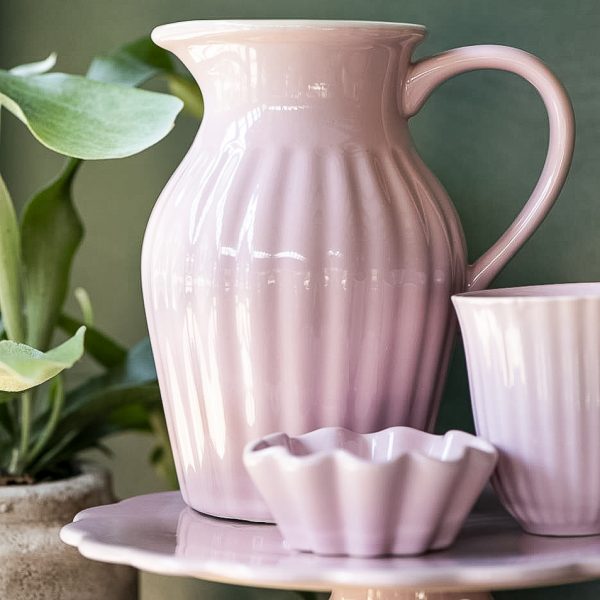 asotis pitcher english rose pink mynte gėlės ir manufaktūra iblaursen 2077-07