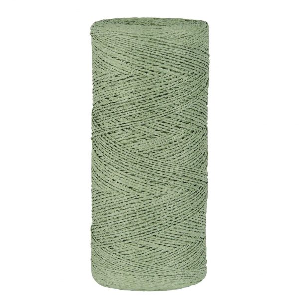 virvutė paper string dusty green šviesiai žalia popierinė špagatėlis gėlės ir manufaktūra iblaursen dovanų pakavimas