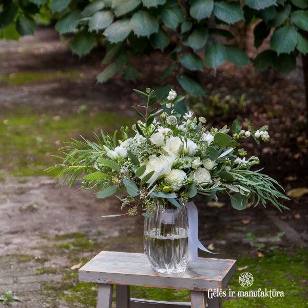 gėlės vestuvės nuotakos puokštė bridal bouquet vilniuje