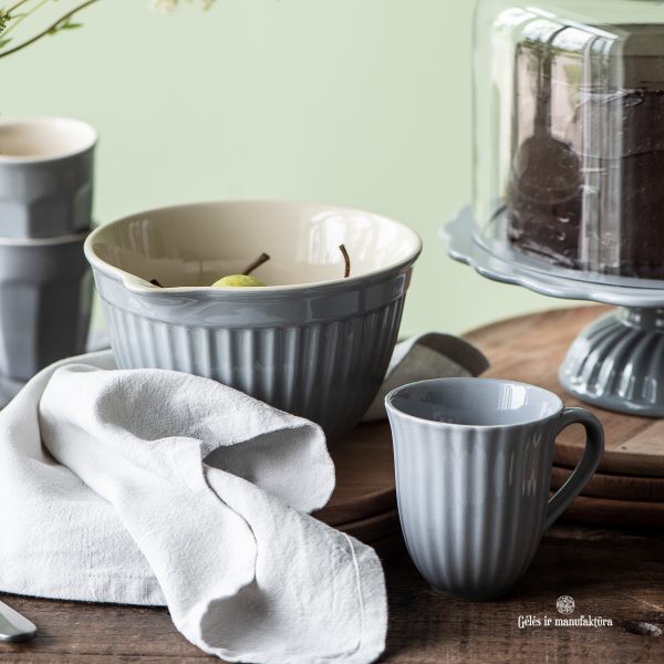 mug mynte cup french grey bowl tortinė plate pilkas gėlės ir manufaktūra puodelis indai virtuvė iblaursen