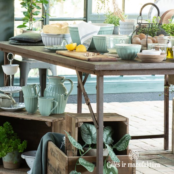 puodelis mug green tea gėlės ir manufaktūra mynte jumbo tableware iblaursen