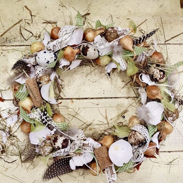 vainikelis wreath easter velykos eggs pavasarinis velykinis vainikas paque natural