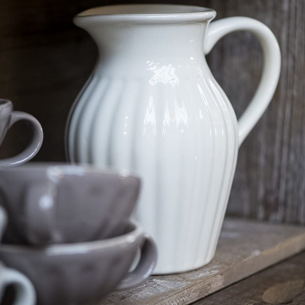 geles ir manufaktura mynte keramika butter cream iblaursen puodelis mug pitcher asotis 2077-82