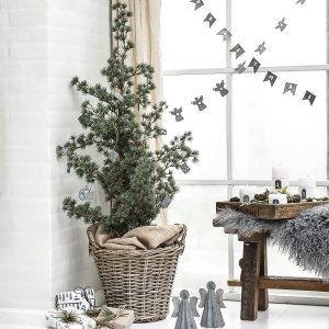 christmas tree eglutės basket pintas krepšys eglė kaledos kalėdinis gėlės ir manufaktūra iblaursen 8624-14