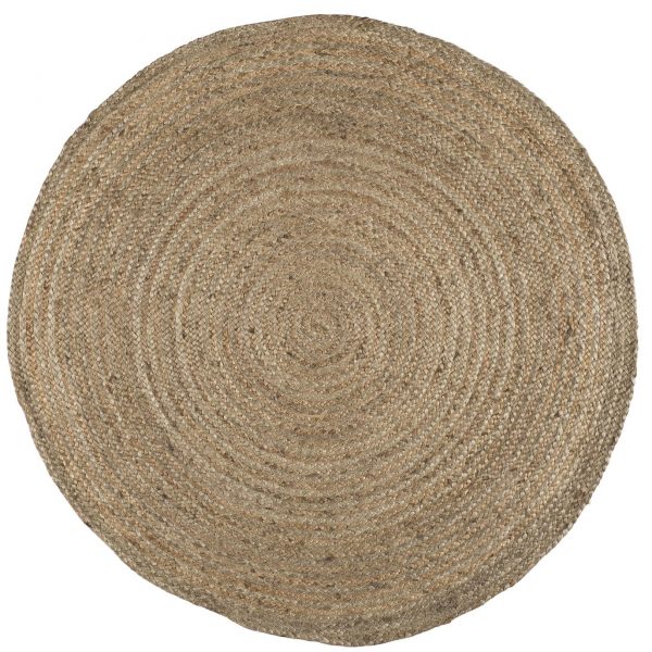rug 150cm round carpet Lonna apvalus džiuto kilimas tapis jute gėlės ir manufaktūra TT 325792