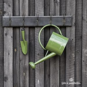 watering can zinc metalinis green žalias laistytuvas gėlės ir manufaktūra iblaursen