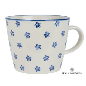 mug mėlynos gėlytės gėlės-ir-manufaktūra-1533-13-IBLAURSEN-casablanca-bloom puodelis