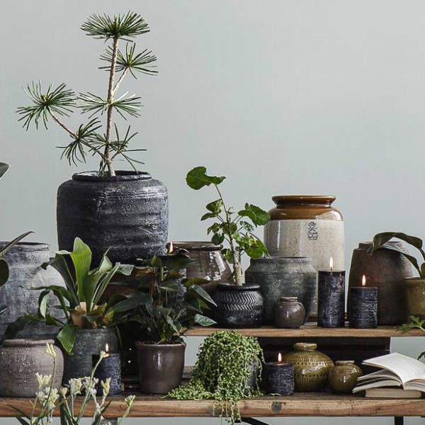 vazonas pots ceramic wooden indas handmade keramika vaza rustic gėlės ir manufaktūra 1307-00 iblaursen kambariniai augalai