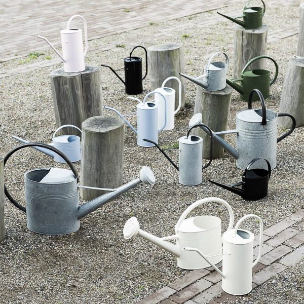 watering can zinc laistytuvas garden cream kreminis metalinis vazonai gėlės ir manufaktūra iblaursen 4233-01