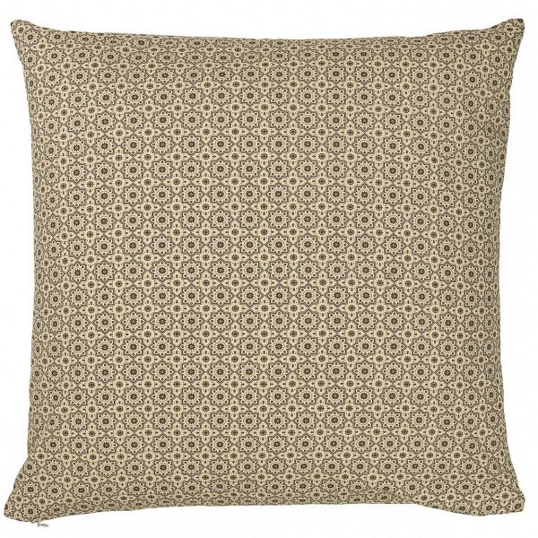 cushion cover beige pagalvės užvalkaliukas rudos flowers spalvos brown gėlės ir manufaktūra 1904-14 iblaursen mustard