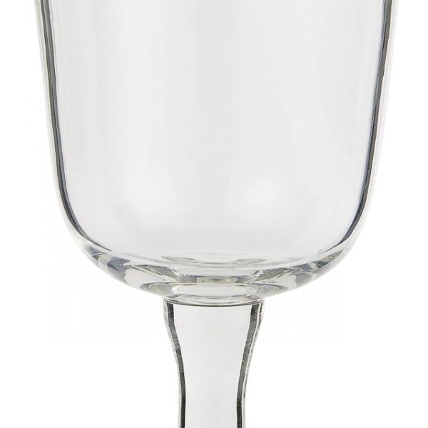 glass wine taurė vyno stiklinė clear malva smoke dūmo spalvos gėlės ir manufaktūra 0398-58 iblaursen