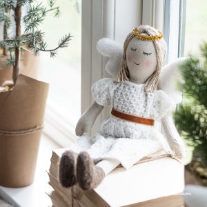 angelas lėlė medžiaginė doll gėlės ir manufaktūra christmas kalėdos rankų darbo žaislas vaikams handmade