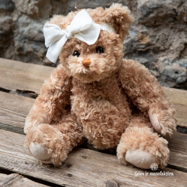 meškutis meškiukas meškutė pliušinis žaislas Daniel and girlfriend gėlės ir manufaktūra meškis pliušinukas teddy bear bukowski plush toy meškinas