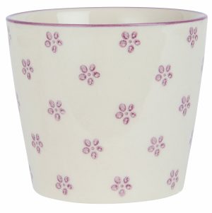 mug cup plate mini casablanca bloom flowers malva puodelis lėkštelė su gėlytėmis gėlės ir manufaktūra iblaursen