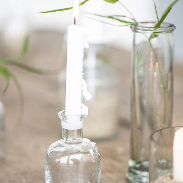 pharmacy glass vase vaistinės indelis mini buteliukas žvakidėlė candleholder clear gėlės ir manufaktūra 8530-00 iblaursen