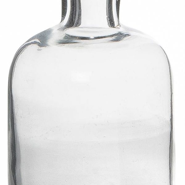 pharmacy glass vase vaistinės indelis mini buteliukas žvakidėlė vazelė candleholder clear gėlės ir manufaktūra 8530-00 iblaursen vaza