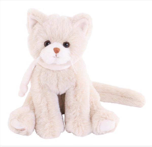 bukowski cat Kate white plush toy soft baltas katinas katinėlis kačiukas pliušinis žaislas geles ir manufaktura dovana