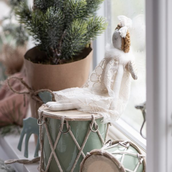 būgnelis būgnas drums candle holder christmas kalėdos adventas žvakidė gėlės ir manufaktūra