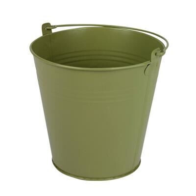 kibirėlis kibiriukas zinc bucket emmer metalinis žalias green