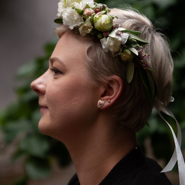 vainikėlis vainikas vestuvinis nuotakos pamergės nuotakai Gėlės ir manufaktūra vestuvės krikštynos mergvakaris bridal wreath crown bridesmaid