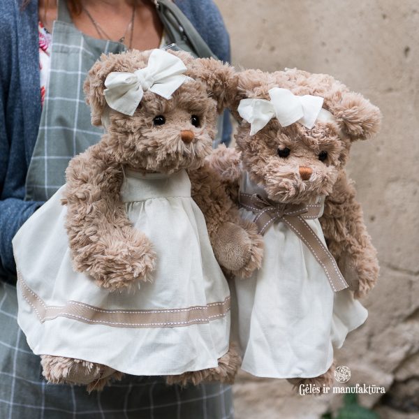 bukowski plush toys teddy bear mežkutė meškutis soft gėlės ir manufaktūra Bella Luna Dolce Marina