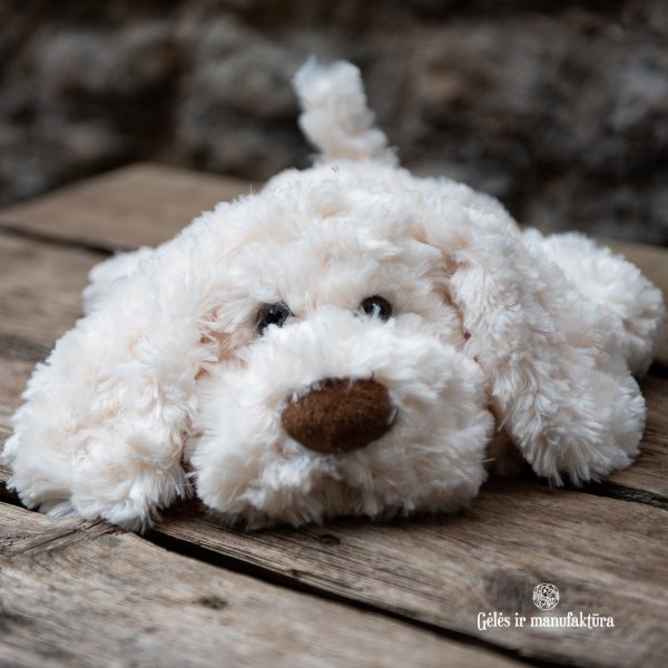 šuo dog Hugo bukowski design gėlės ir manufaktūra minkštas pliušinis žaislas šuniukas plush toy