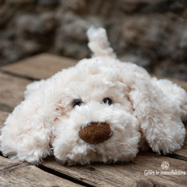 šuo dog Hugo bukowski design gėlės ir manufaktūra minkštas pliušinis žaislas šuniukas plush toy