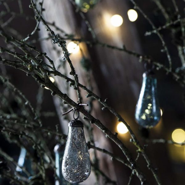 Christmas tree ornament pebbled glass kalėdinis stiklinis eglutės žaisliukas burbulas kalėdos Gėlės ir manufaktūra