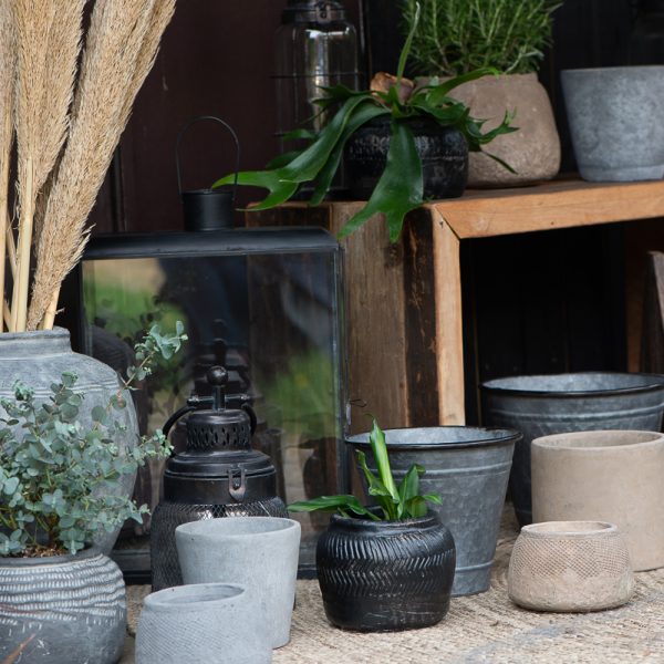 pot cleopatra vazonas vaza vase terakota terracotta pilka gėlės ir manufaktūra rankų darbo handmade iblaursen