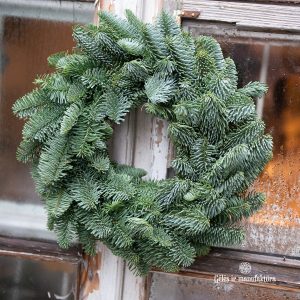 abies vainikas vainikėlis kėnio kalėdos dekoras christmas kalėdinis gėlės ir manufaktūra rankų darbo handmade naturalus wreath pasidaryk pats diy