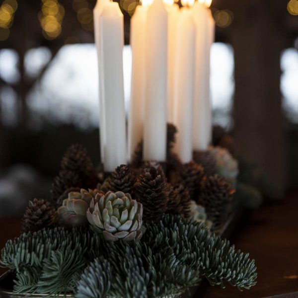 candle holder christmas advent candles rustic kalėdos žvakidė žvakes gėlės ir manufaktūra iblaursen