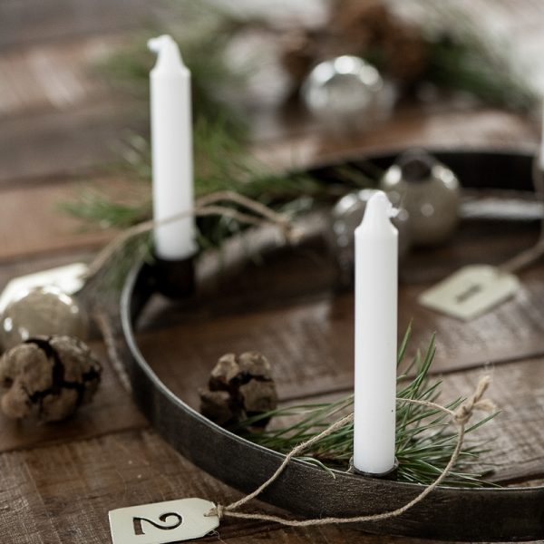 candles holder numbers 1-4 hangers cream christmas žvakidė taper dinner žvakių laikiklis kreminis pakabukas kaledos kalėdinis skaičiukai gėlės ir manufaktūra iblaursen 9087-82