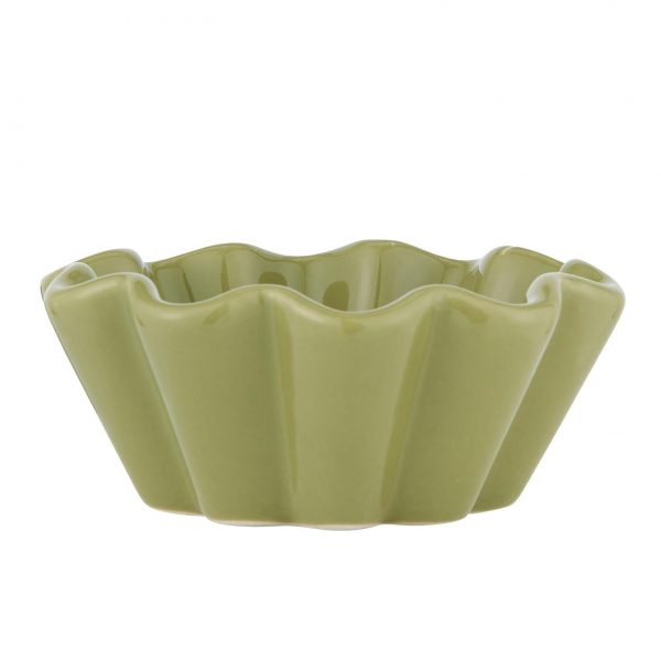 dubenėlis cup cake indelis pyragėliui bowl mynte herbal green žalias žalios spalvos gėlės ir manufaktūra iblaursen 2078-33
