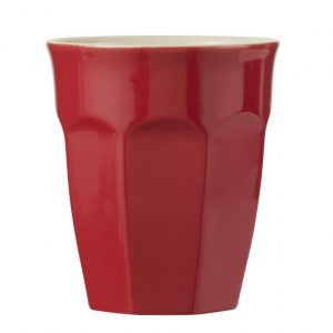 mug cafe latte cup puodelis puodukas mynte strawberry latte red raudonas raudonos spalvos gėlės ir manufaktūra iblaursen 2042-33