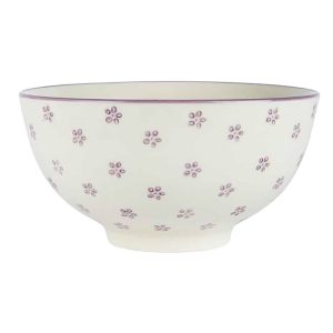 mug cup bowl plate mini casablanca bloom malva dubenėlis su rožinėmis gėlytėmis gėlės ir manufaktūra iblaursen