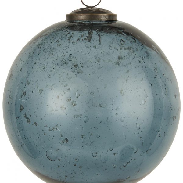 christmas tree ornaments blue melynas zydras stiklas stiklinis zaislas 8644-46 iblaursen kaledos eglutės žaisliukai kalėdinis gėlės ir manufaktūra petrol