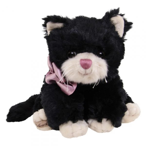 katinas katinėlis kačiukas cat Bambo juodas bukowski gėlės ir manufaktūra minštas pliušinis žaislas vaikams