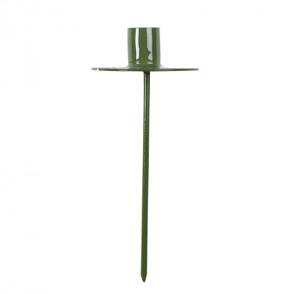 candle spear taper plonos žvakelės žvakės laikiklis žvakidė įstatoma į butelį įsmeigiama žalia gėlės ir manufaktūra iblaursen 9053-29