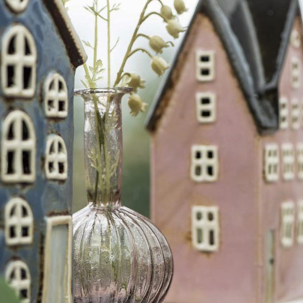 vazelė vase glass candleholder house tealight žvakidė namukas keramikinis keramika gėlės ir manufaktūra iblaursen