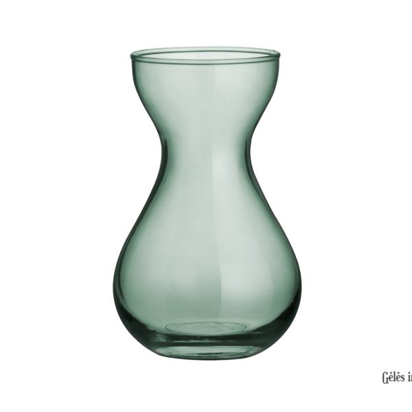 vase hyacinth recycled glass vazelė perdirbto stiklo žalia gėlės ir manufaktūra vaza eco green 323092 TT