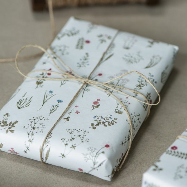 popierius wrapping paper flora dovanų pakavimo su gėlėmis lapeliais botaninis gėlės ir manufaktūra